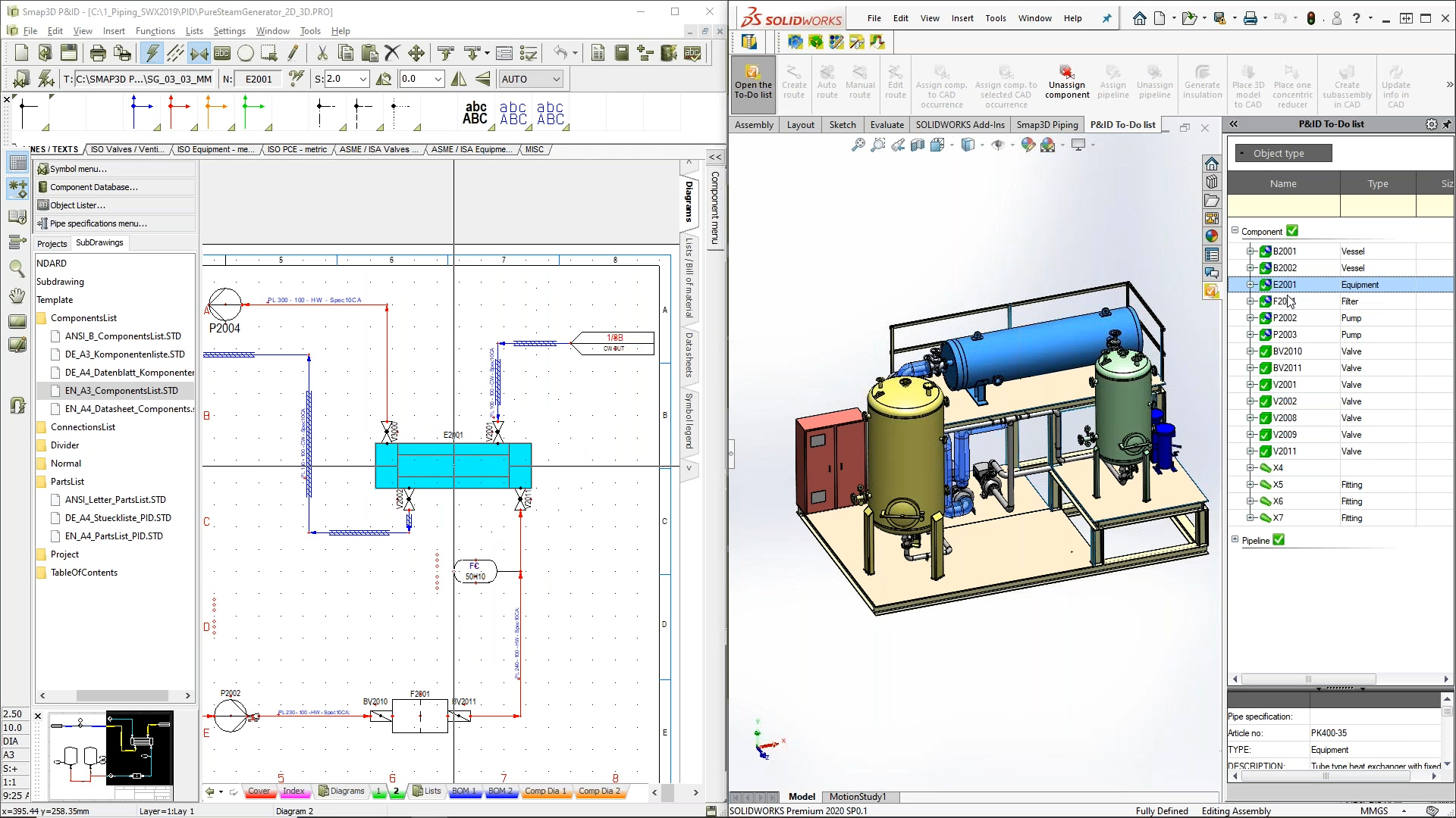 screenshot of Smap3D Plant Design